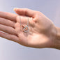 To My Beautiful Granddaughter Interlocking Hearts Necklace