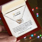 To My Beautiful Soulmate Interlocking Hearts Necklace