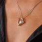 To My Beautiful Daughter Forever Love Necklace