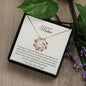 To My Beautiful Mother Forever Love Necklace