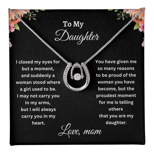 To My Daughter l Lucky Pendant Necklace