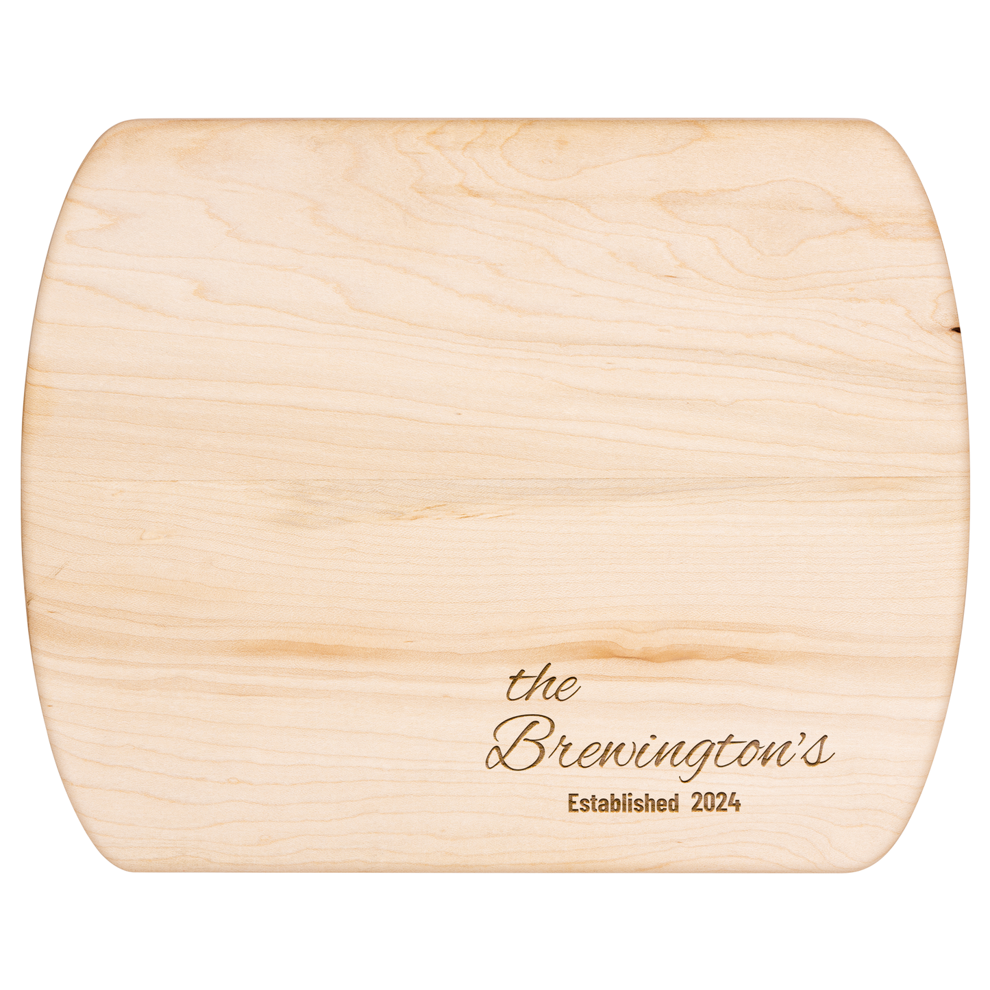 Personalized Family Name Wooden Cutting Board